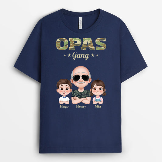 4592AGE2 opas papas gang tarnmuster personalisierte t shirts herren 4592AKQ0B