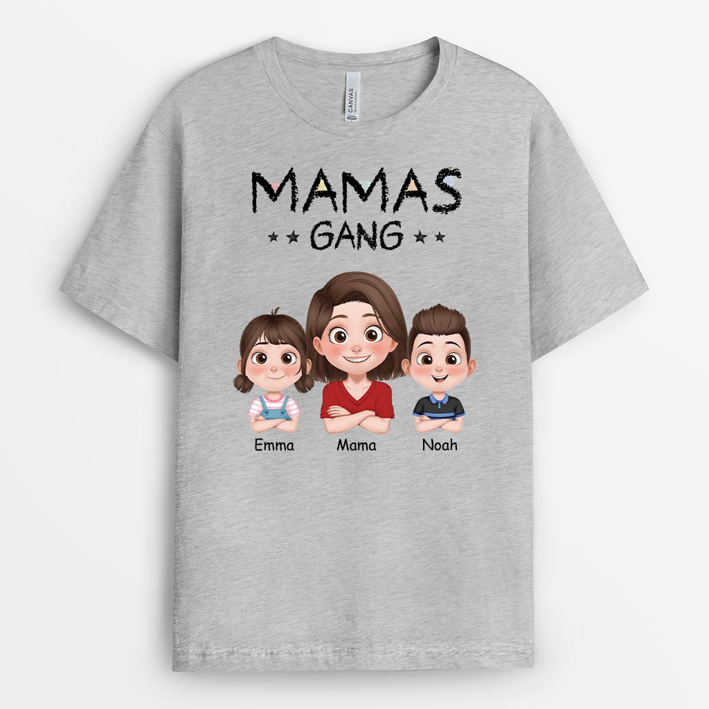 4607AGE2 papas gang cartoon buntstifte personalisiert_es papa t shirt 4607A3Q0B