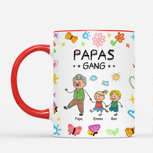 4610MGE2 omas gang buntstifte schmetterlings tasse oma personalisiert_ 4610MTM0A