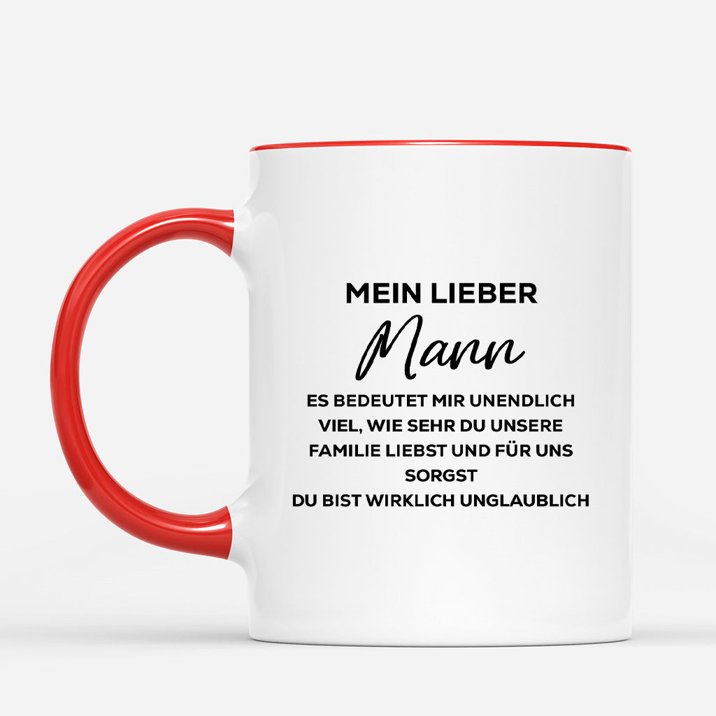 4631MGE2 du bist wirklich unglaublich personalisierte tasse papa_ 4631MTLMB