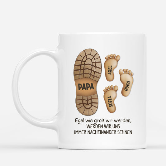 4635MGE1 egal wie gross ich werde fussabdruck personalisierte tasse papa_ 4635M86AB