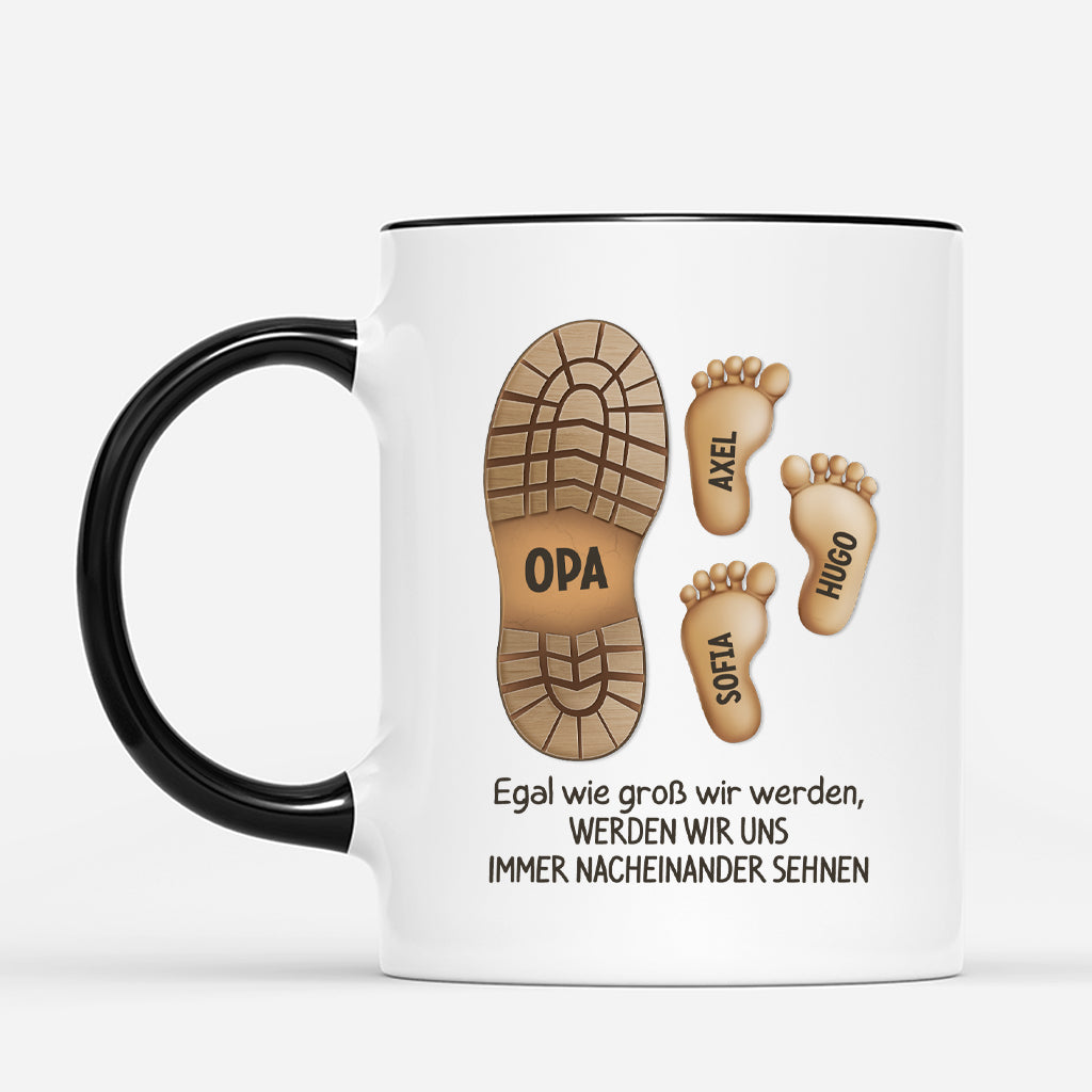 4635MGE2 egal wie gross ich werde fussabdruck personalisierte tasse papa_ 4635M86AB