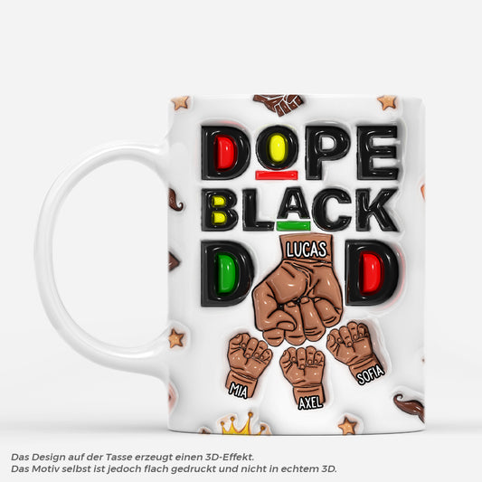 4638MGE1 3d druck effekt dope black dad personalisierte tasse papa_ 4638M