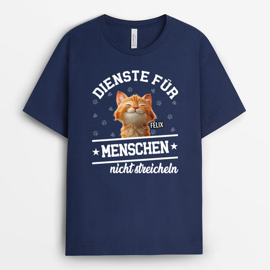 4639AGE2 dienste fur menschen t shirt katze personalisiert 4639A8IMD