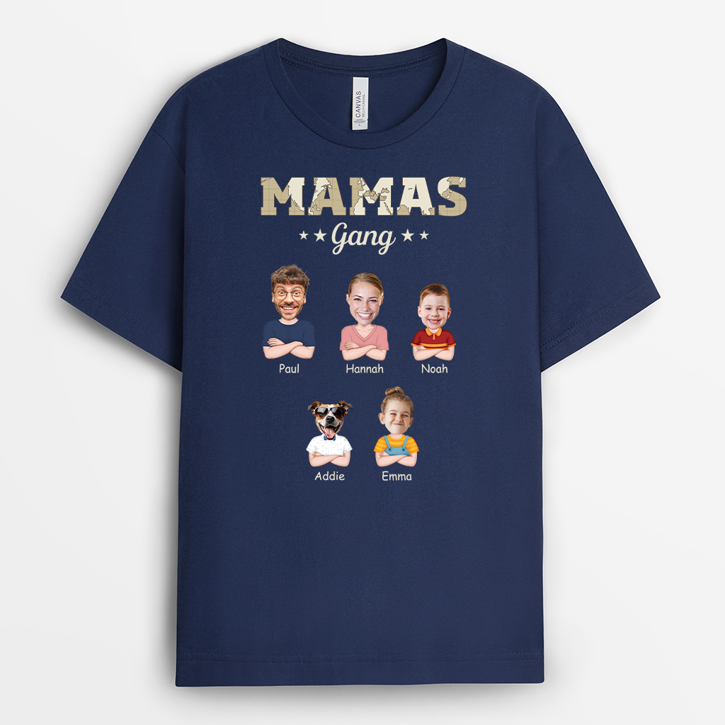 4665AGE3 opas gang mit familie t shirt opa personalisiert mit gesicht 4665A3H0B