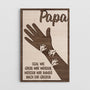 4681CGE1 egal wie gross ich werde personalisierte leinwand papa 4681CT4NB