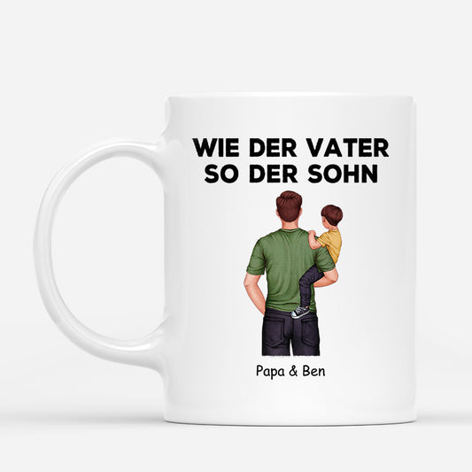 4686MGE1 wie der vater so das kind personalisierte tasse papa_ 4686M5L5B