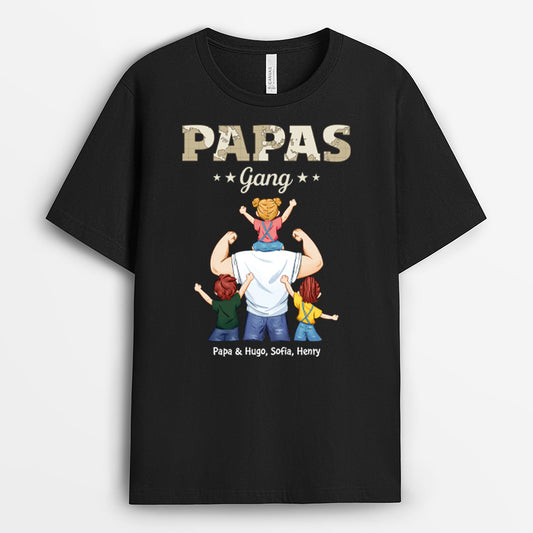 4693AGE1 papas gang weltkarte t shirt papa personalisiert_ 4693A5T5B