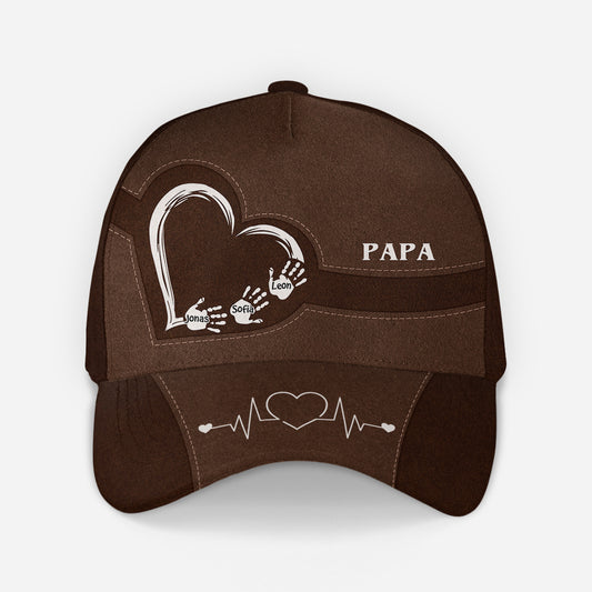 4714JGE1 papa elektrokardiogramm handabdruck cap personalisieren 4714J6MNB