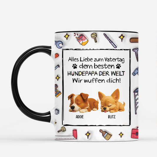 4718MGE2 3d druck effekt vatertag hundepapa wir wuffen dich buntstifte hunde tasse personalisiert_ 4718M