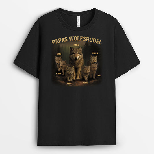 4741AGE1 papas wolfsrudel cooles t shirt papa personalisiert_ 4741ATM5B