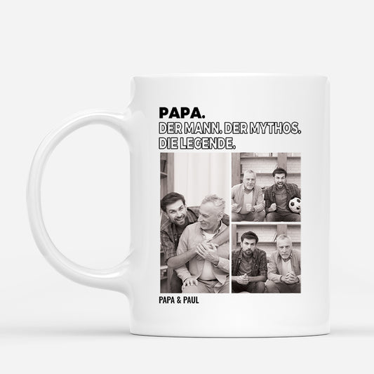 4743MGE1 der mann der mythos die legende personalisierte tasse papa_ mit fotos 4743MKM5B