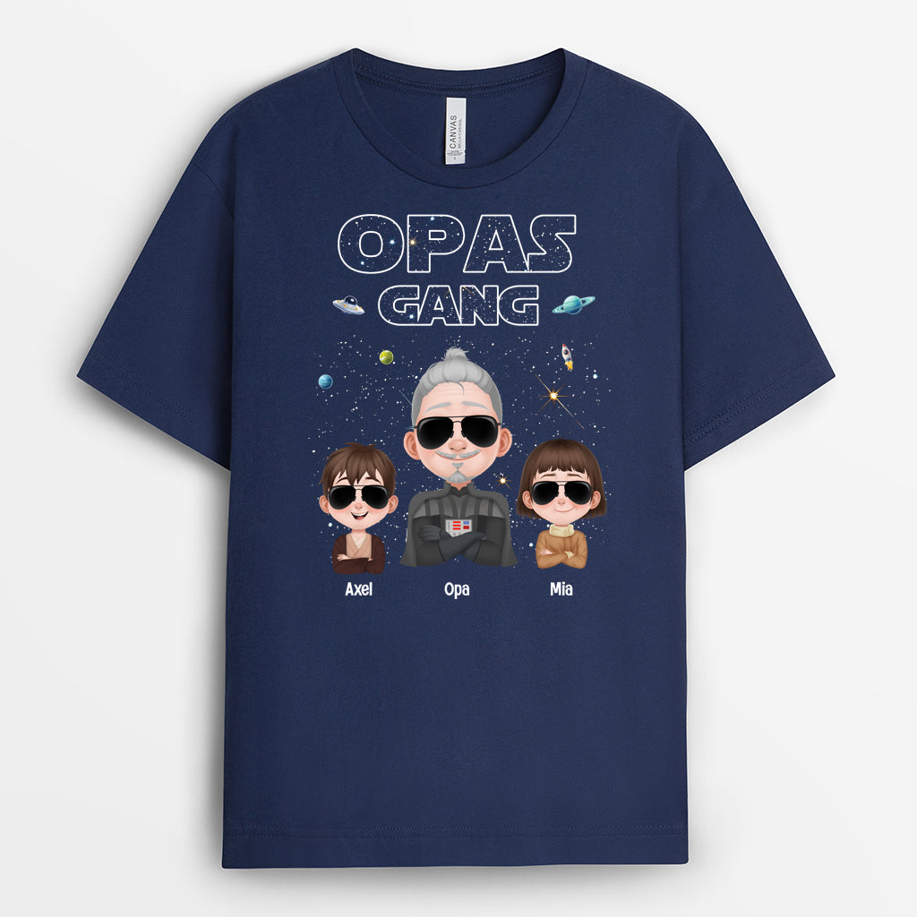 4757AGE2 papas gang universum konzept cartoon t shirt papa personalisiert_ 4757AKHAB
