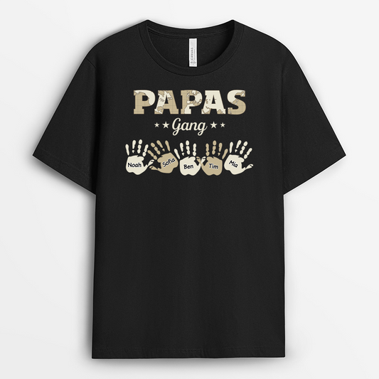 4807AGE1 papas gang handabdruck t shirt papa personalisiert_ 4807A8H8B