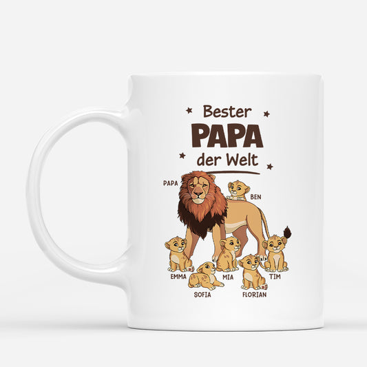 4829MGE1 bester papa der welt lowe personalisierte tasse papa_ 4829M5L8B