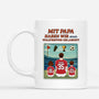 4860MGE1 mit papa haben wir einen volltreffer gelandet personalisierte tasse papa fussball 4860M3YAB