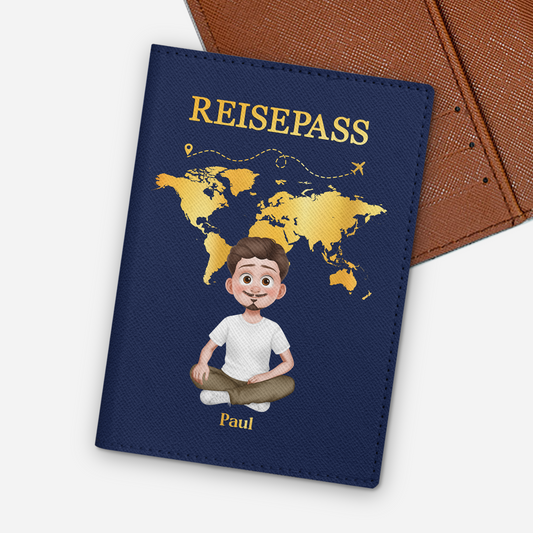 4969OGE1 mann frau cartoon personalisierte reisepasshulle manner frauen 4969O3H0B