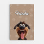 5032CGE1 hund pfoten personalisierte leinwand hund_ 5032CKK5C