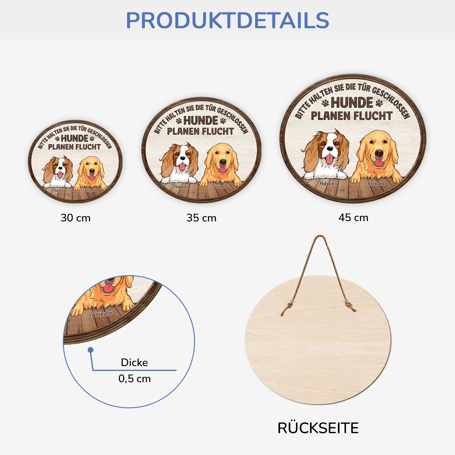 5035QGE3 hunde planen flucht holzschild personalisiert_ hunde 5035Q8QNC_d3338a17 0f09 4681 9171 0c99089bf86b