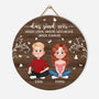 5091QGE1 unser leben unsere geschichte unser zuhause holzschild personalisiert_ paar 5091Q86NG