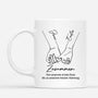 5150MGE1 von unserem ersten kuss bis zum letzten atemzug personalisierte tasse paar 5150MTLNG