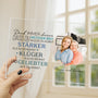 5163RGE3 du bist mehr als du glaubst personalisierte acryl plakette frau 5163R36ZA
