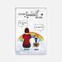 5174RGE1 ich vermisse dich personalisierte acryl plakette hunde zur erinnerung 5174R8GZC