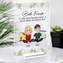 5181RGE2 beste freunde cartoon personalisierte acryl plakette beste freundinnen 5181R66AA