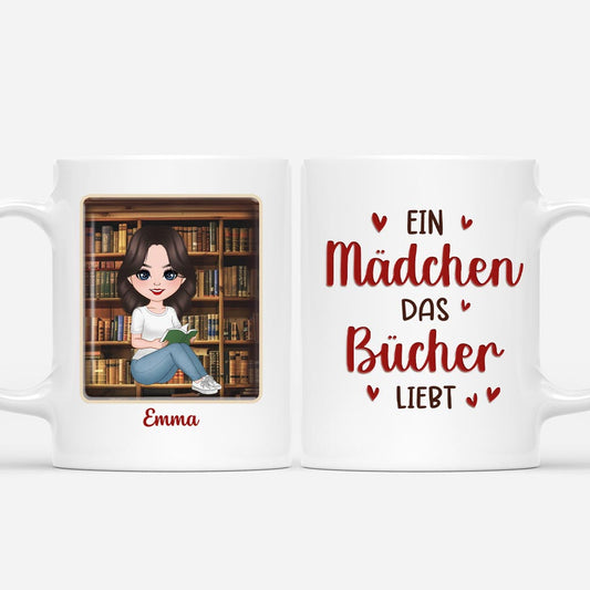 5271MGE1 ein madchen das bucher liebt personalisierte tasse fur leseratten frauen_ 5271M3MAA