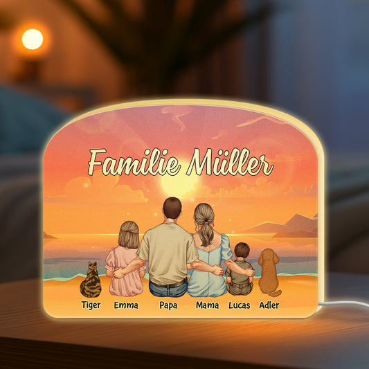 5318LGE2 die familie personalisierte lightbox_ familie 5318LKMNI