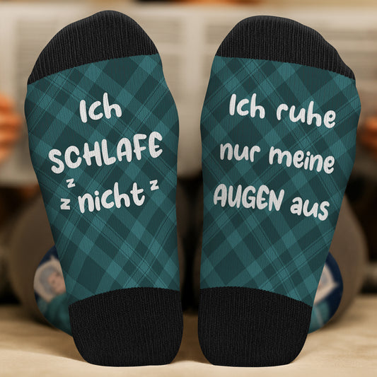 5320JGE2 ich ruhe nur meine augen aus_ socken personalisieren text_ 5320J3ZZB