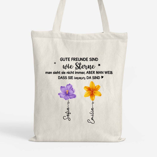 5342BGE1 beste freunde sind wie sterne personalisierte geschenke beste freundin  einkaufstasche_ 5342bcv0f_1