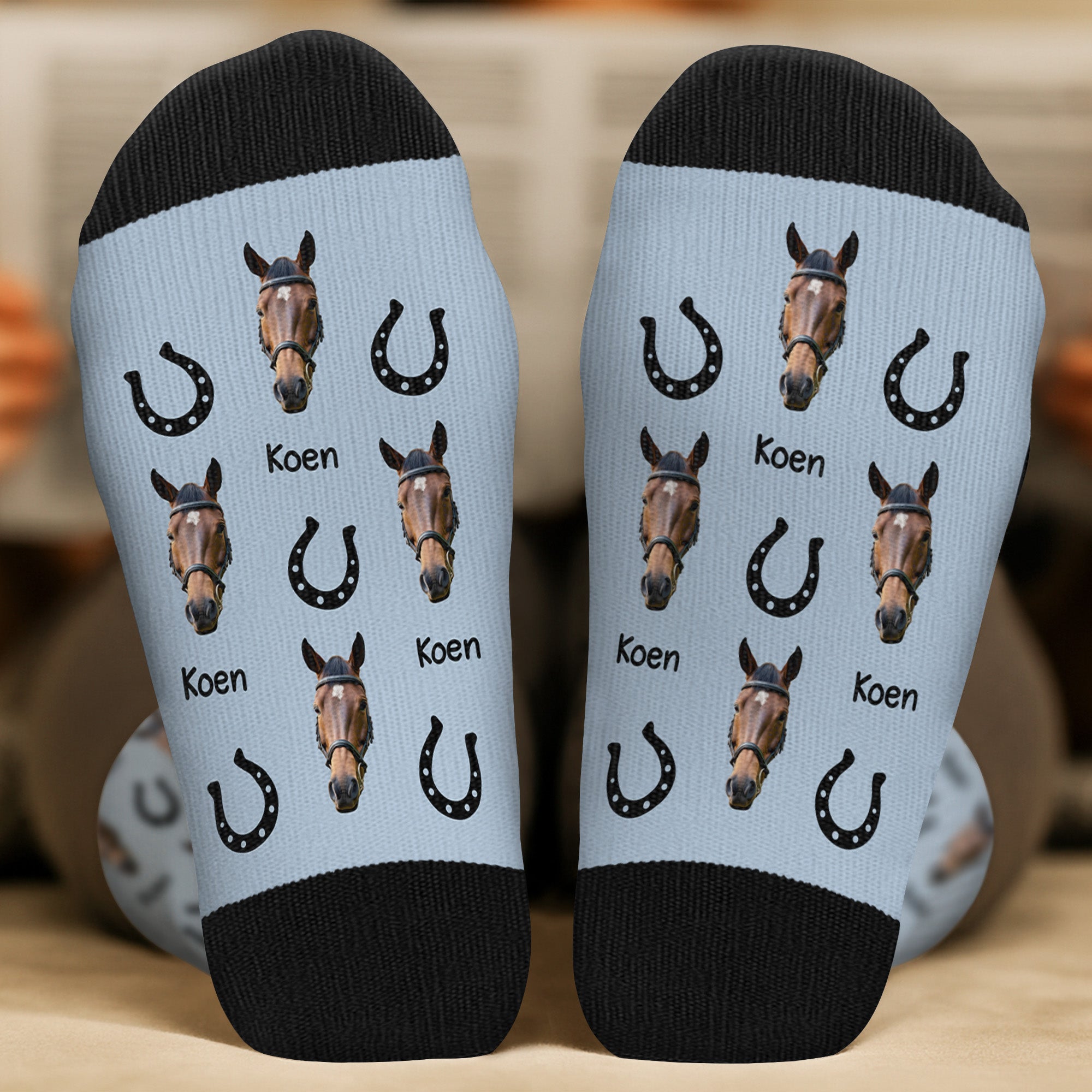 5344JGE2 pferd mit gesicht personalisierte socken foto_ 5344J8LTU_54f47de9 e586 450f 9cbd 7dfdfdf9abf1