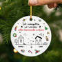 5373OGE2 ich wunschte du wurdest nebenan wohnen personalisierter weihnachtsschmuck_ aus keramik beste freunde 5373OTMTF
