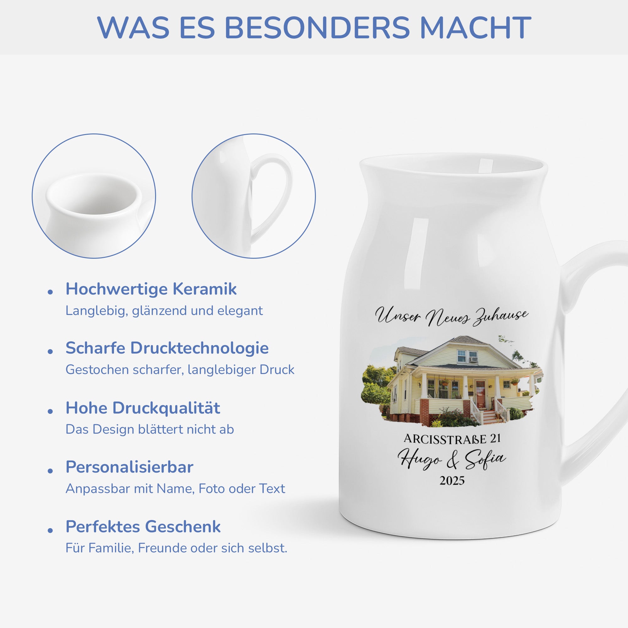 5385OGE3 unser neues zuhause keramik vase personalisiert_ familie mit foto 5385OKL0I