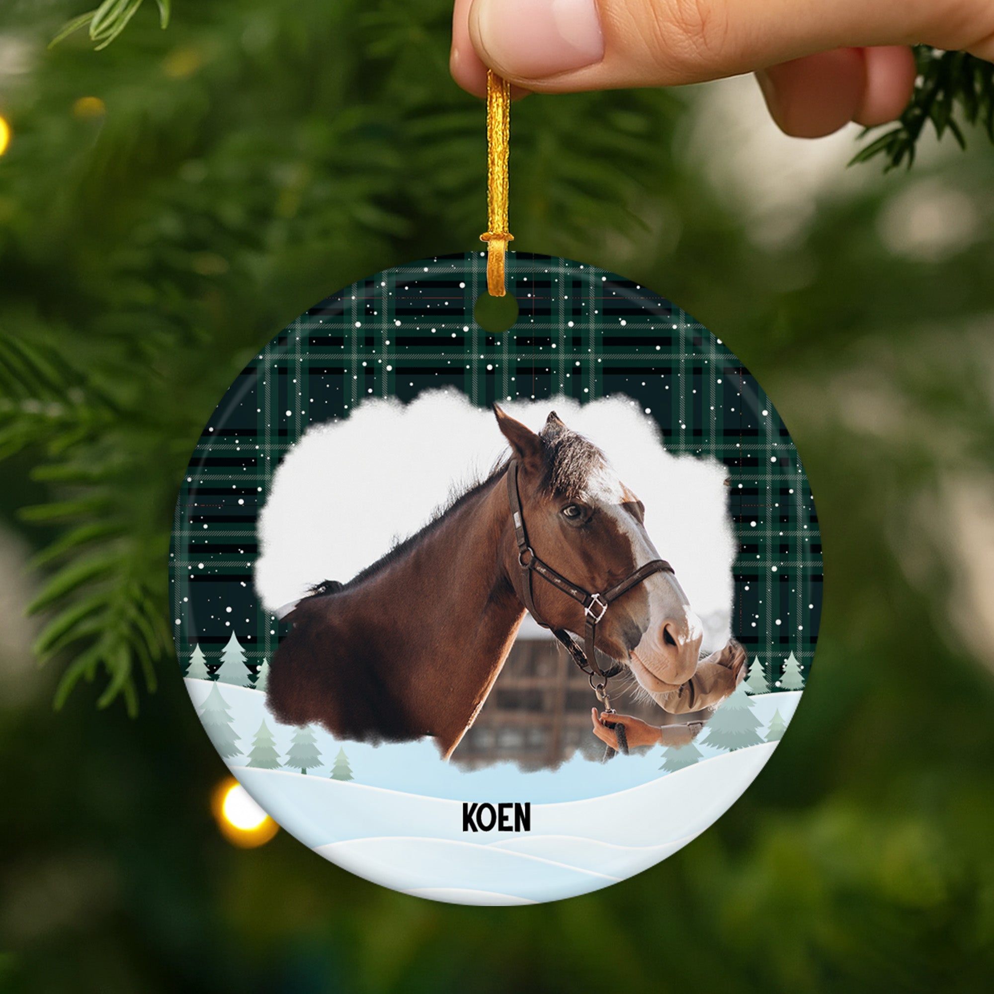 5387OGE2 pferde personalisierter weihnachtsschmuck_ aus keramik pferde 5387O6VAU