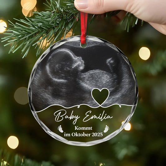 5396OGE2 wann kommt mein baby_ personalisierte glas ornamente werdende mama mit foto 5396O8QTA