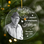 5399OGE1 ich bin immer bei dir acryl weihnachtsschmuck personalisiert foto zur erinnerung 5399O8PNB