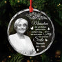 5399OGE1 ich bin immer bei dir personalisierte glas ornamente mit foto zur erinnerung mama 5399O8MNA