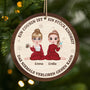 5422OGE1 ein cousin ist ein stuck kindheit personalisierte 2 schicht holz ornamente weihnachten geschwister 5422O6TAF