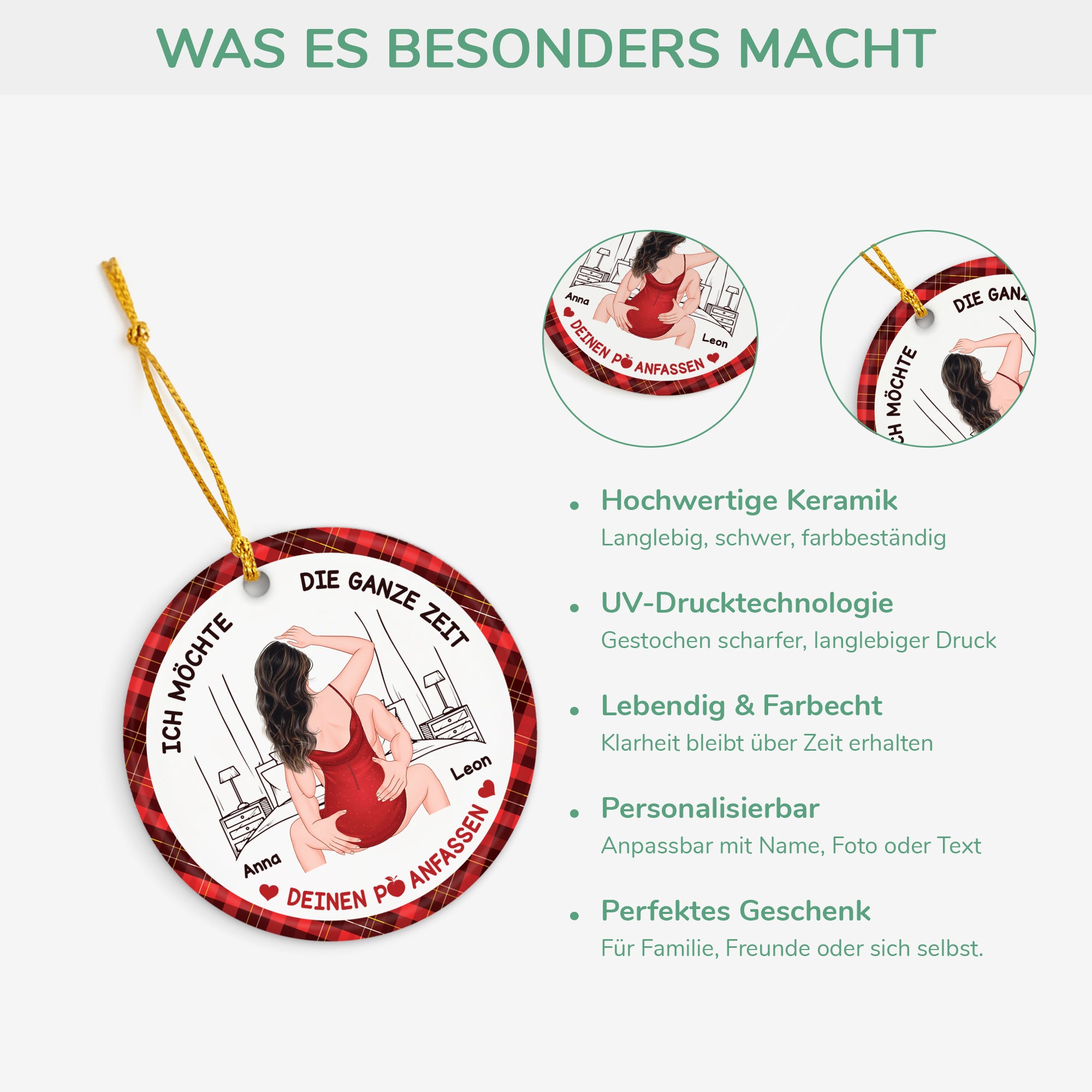 5423OGE4 ich will einfach nur deinen po anfassen personalisierter weihnachtsschmuck_ aus keramik paar 5423O6LZG