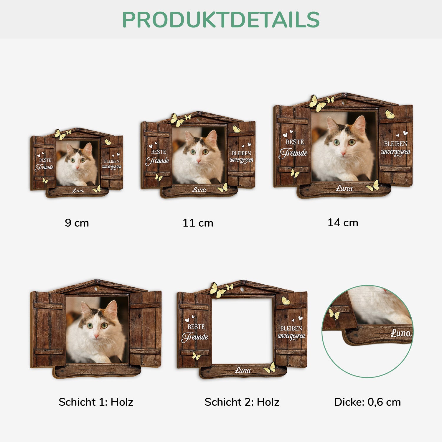5467OGE3 beste freunde bleiben unvergessen personalisierte 2 schicht holz ornamente mit foto hunde 5467O3ZTD_3d02b771 0777 4def bd09 77a0e5777a2e