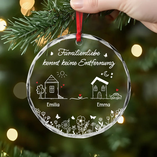 5484OGE2 familienliebe kennt keine entfernung personalisierte glas ornamente 5484OTQNI