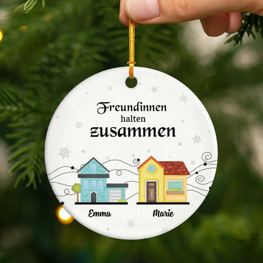 5495OGE2 freundschaft verbindet uns personalisierter weihnachtsschmuck_ keramik beste freundinnen 5495O6TNF