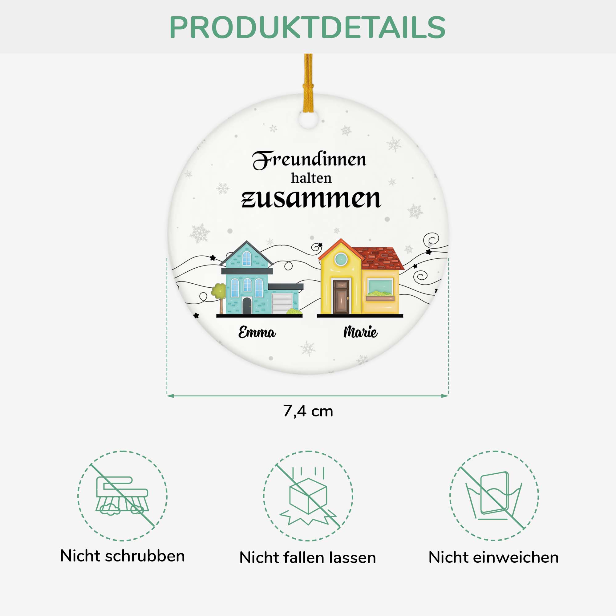 5495OGE3 freundschaft verbindet uns personalisierter weihnachtsschmuck_ keramik beste freundinnen 5495O6TNF
