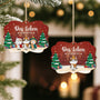 5511OGE2 das leben ist besser mit katzen personalisierte 1 schicht holz ornamente weihnachten 5511OTLMD