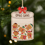 5534OGE1 omas gang lebkuchenmann vorratsdose personalisierte 1 schicht holz ornamente weihnachten 5534O3YMA