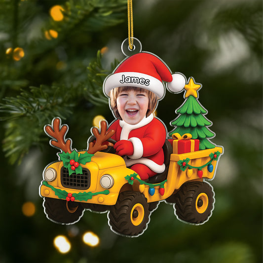 5574OGE1 weihnachtsbaum kind mit gesicht personalisierter weihnachtsschmuck_ aus acryl 5574O6MMK