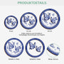 5606OGE3 in ewiger erinnerung toile de jouy personalisierte 2 schicht holz ornamente 5606OTQQB