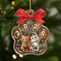 5613OGE1 geschenkverpackung personalisierte weihnachtsschmuck aus acryl katzen 5613O3LMD